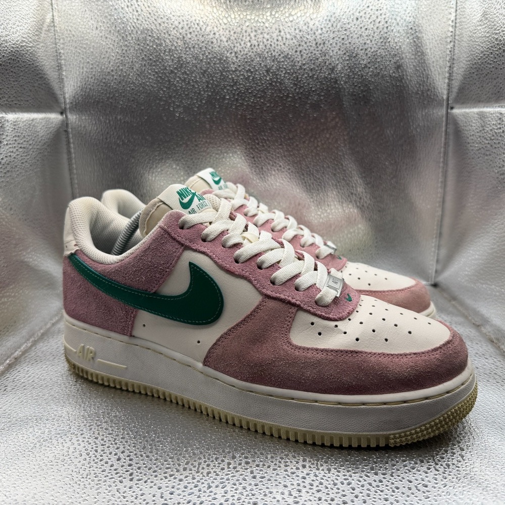 Size 9.5‎ Nike Air Force 1 Low '07 Sail Med Soft Pink Mens Sneakers FV9346-100